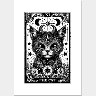 Devilish Cat Tarot Card Posters and Art